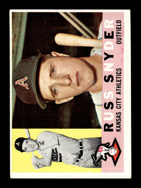 1960 Topps #81 Russ Snyder Kansas City Athletics EXMT KC10008758