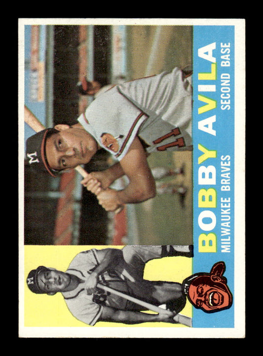 1960 Topps #90 Bobby Avila Milwaukee Braves EXMT KC10008765