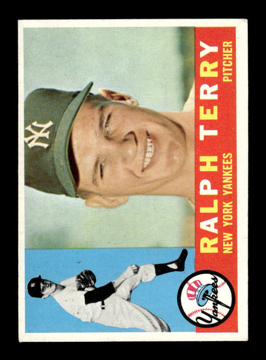 1960 Topps #96 Ralph Terry New York Yankees EXMT KC10008771