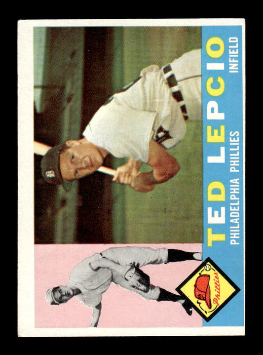 1960 Topps #97 Ted Lepcio Philadelphia Phillies EXMT KC10008772
