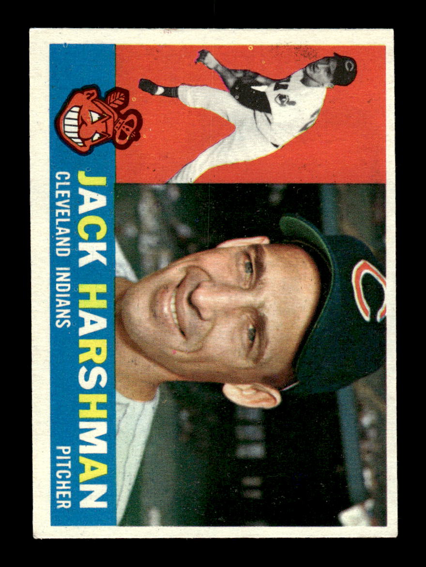 1960 Topps #112 Jack Harshman Cleveland Indians EXMT KC10008785