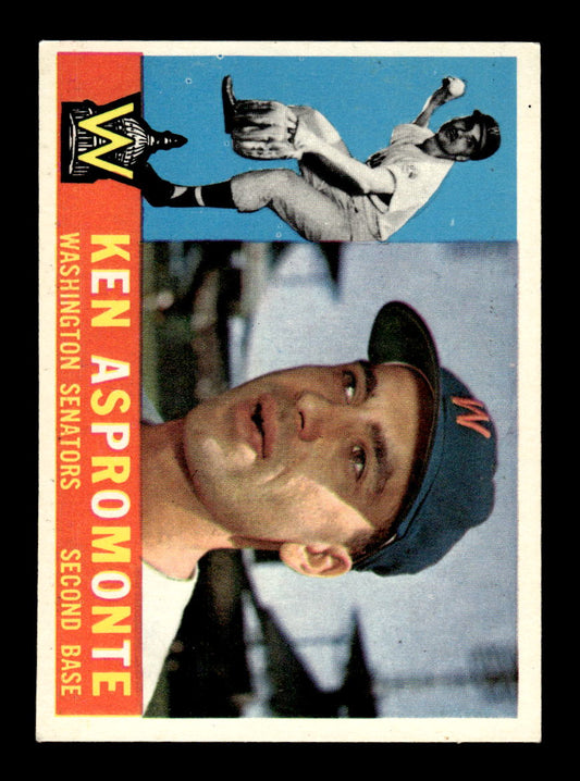 1960 Topps #114 Ken Aspromonte Washington Senators EXMT KC10008786