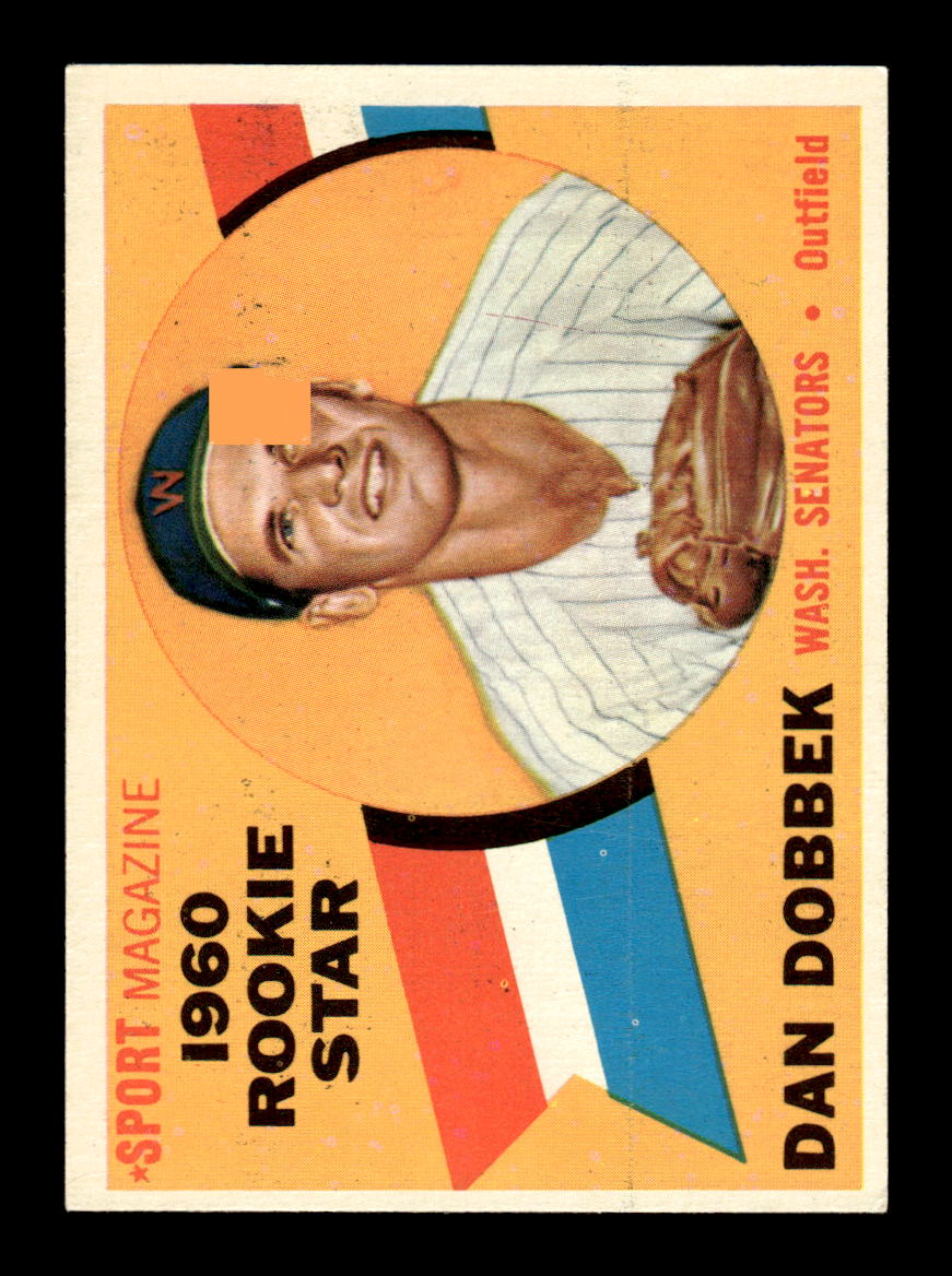1960 Topps #123 Dan Dobbek Washington Senators EXMT KC10008794