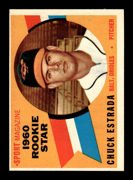 1960 Topps #126 Chuck Estrada Baltimore Orioles EXMT KC10008797
