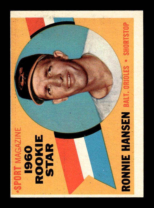 1960 Topps #127 Ronnie Hansen Baltimore Orioles EXMT KC10008798