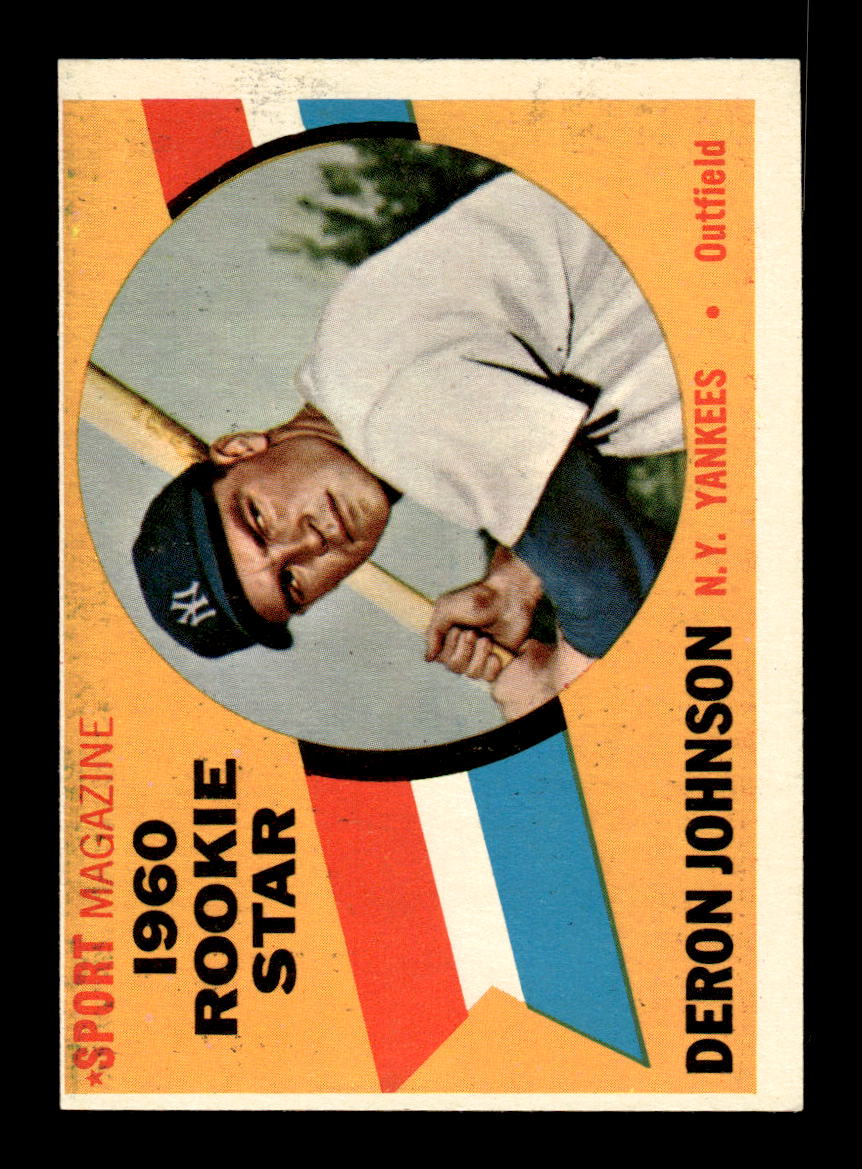 1960 Topps #134 Deron Johnson New York Yankees EXMT KC10008804