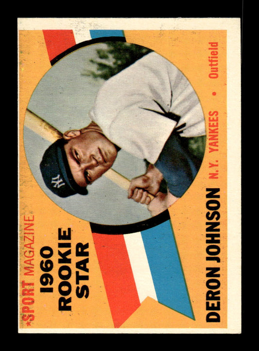 1960 Topps #134 Deron Johnson New York Yankees EXMT KC10008804