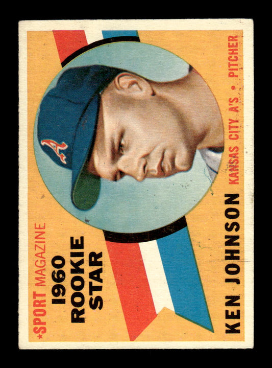 1960 Topps #135 Ken Johnson Kansas City Athletics EXMT KC10008805