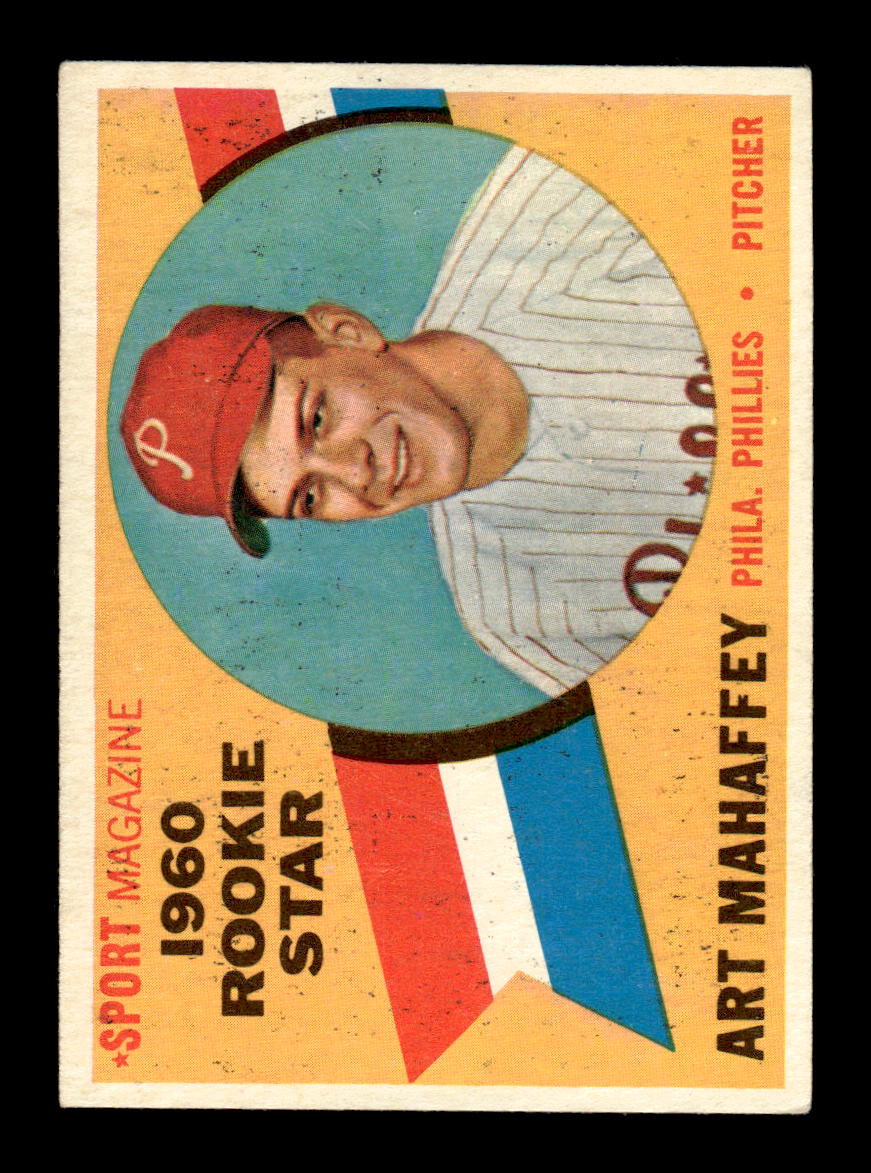 1960 Topps #138 Art Mahaffey Philadelphia Phillies EXMT KC10008806