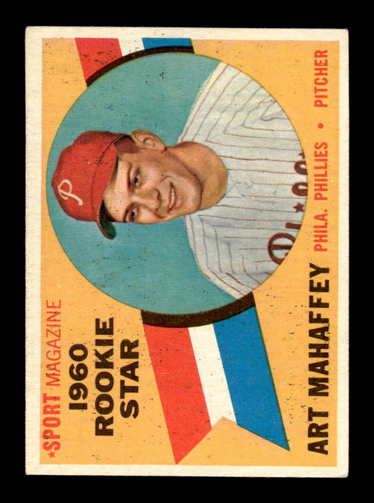 1960 Topps #138 Art Mahaffey Philadelphia Phillies EXMT KC10008806