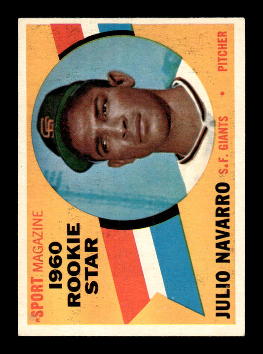 1960 Topps #140 Julio Navarro San Francisco Giants EXMT KC10008808