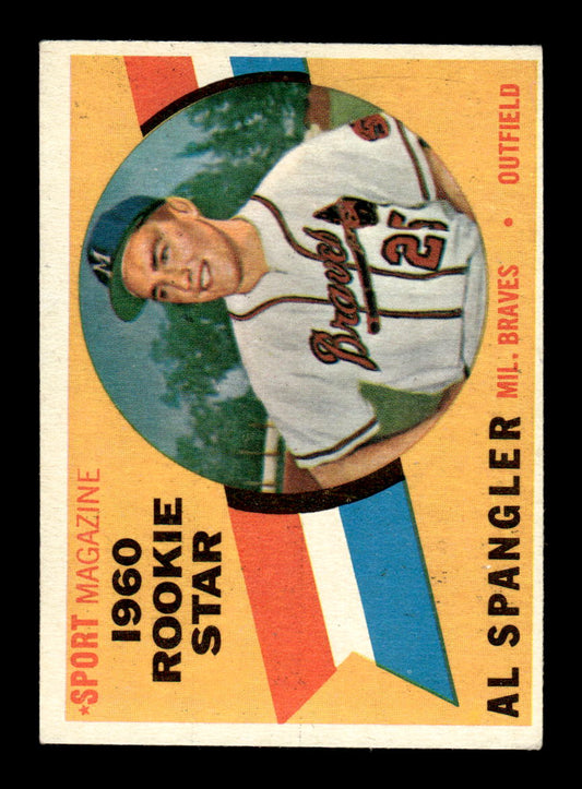 1960 Topps #143 Al Spangler Milwaukee Braves EXMT KC10008810