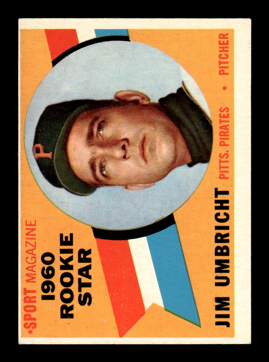 1960 Topps #145 Jim Umbricht Pittsburgh Pirates EXMT KC10008812
