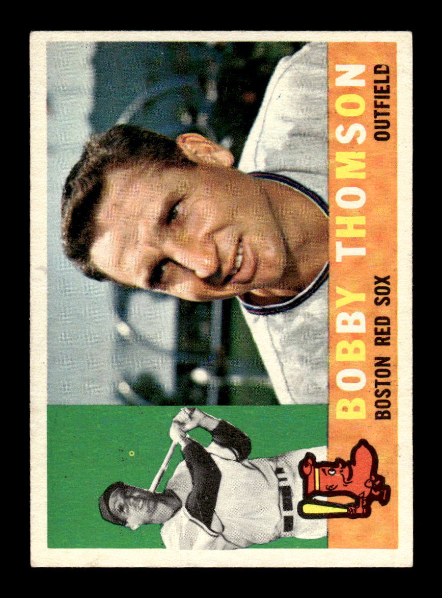 1960 Topps #153 Bobby Thomson Boston Red Sox EXMT KC10008818