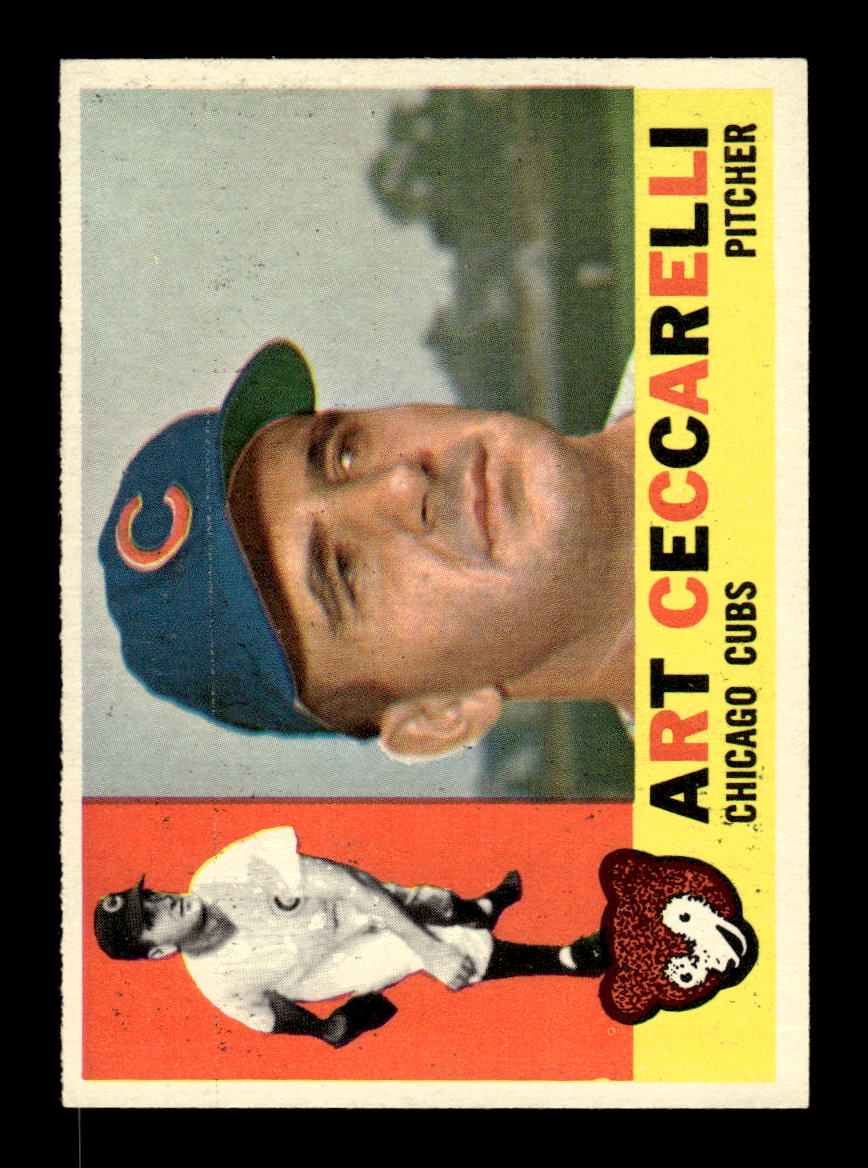 1960 Topps #156 Art Ceccarelli Chicago Cubs EXMT KC10008821
