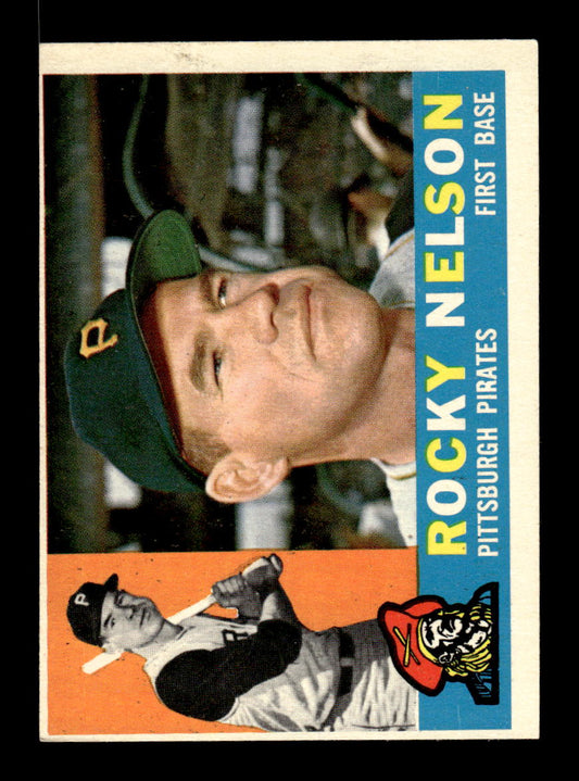 1960 Topps #157 Rocky Nelson Pittsburgh Pirates EXMT KC10008822