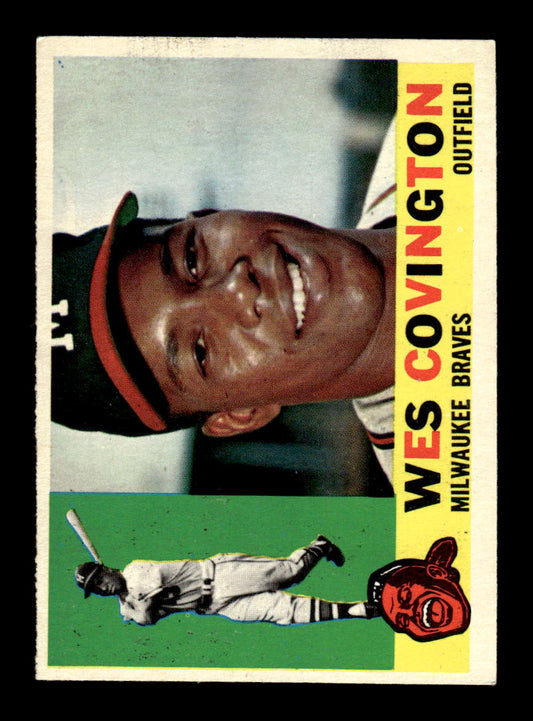 1960 Topps #158 Wes Covington Milwaukee Braves EXMT KC10008823