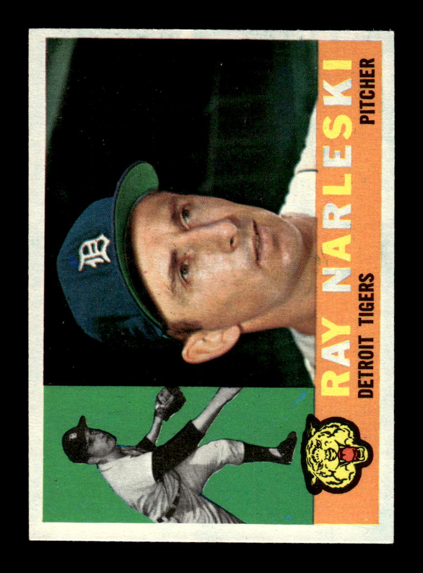 1960 Topps #161 Ray Narleski Detroit Tigers NMT KC10008824
