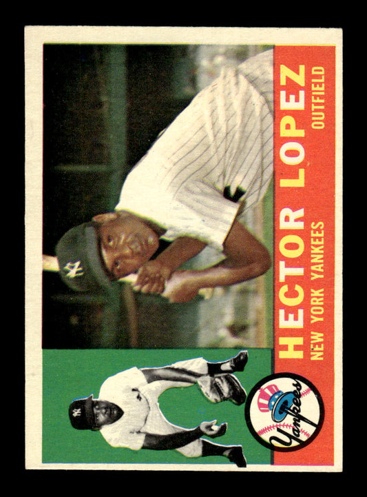 1960 Topps #163 Hector Lopez New York Yankees EXMT KC10008826