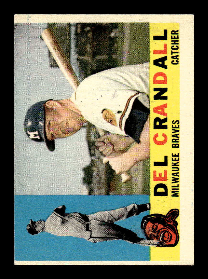 1960 Topps #170 Del Crandall Milwaukee Braves EXMT KC10008831
