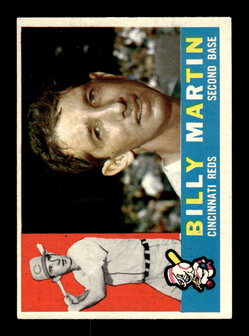 1960 Topps #173 Billy Martin Cincinnati Reds EXMT KC10008834