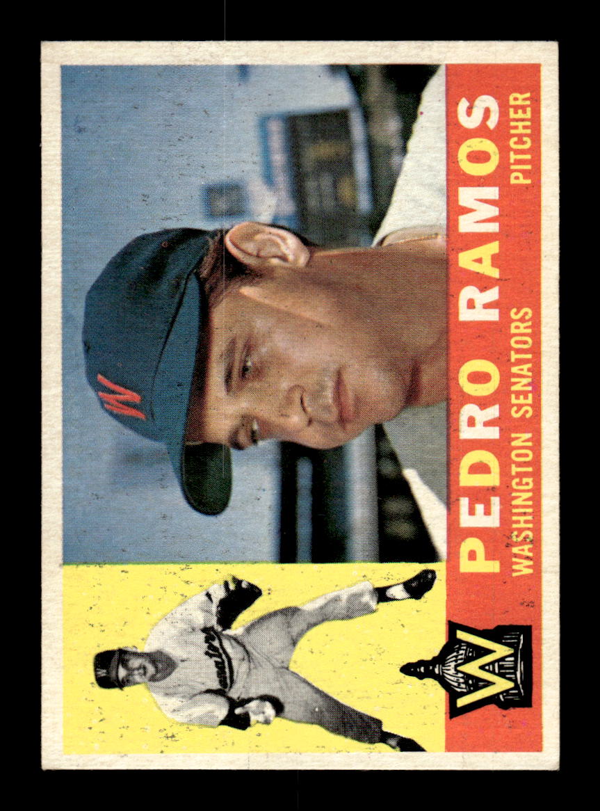 1960 Topps #175 Pedro Ramos Washington Senators EXMT KC10008835