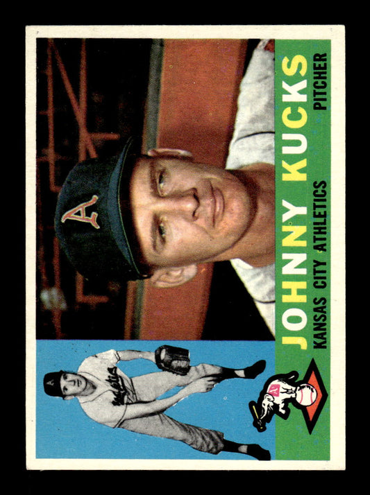1960 Topps #177 Johnny Kucks Kansas City Athletics NMT KC10008837