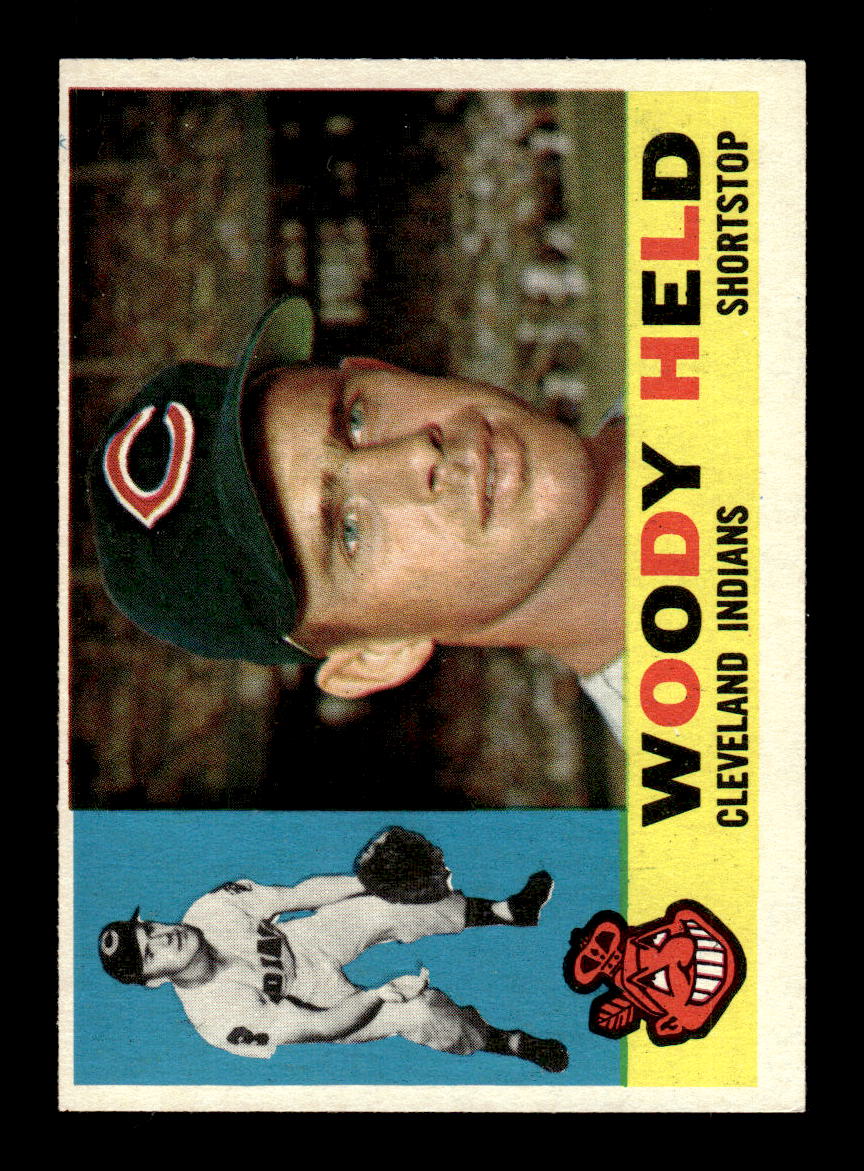 1960 Topps #178 Woodie Held Cleveland Indians EXMT KC10008838