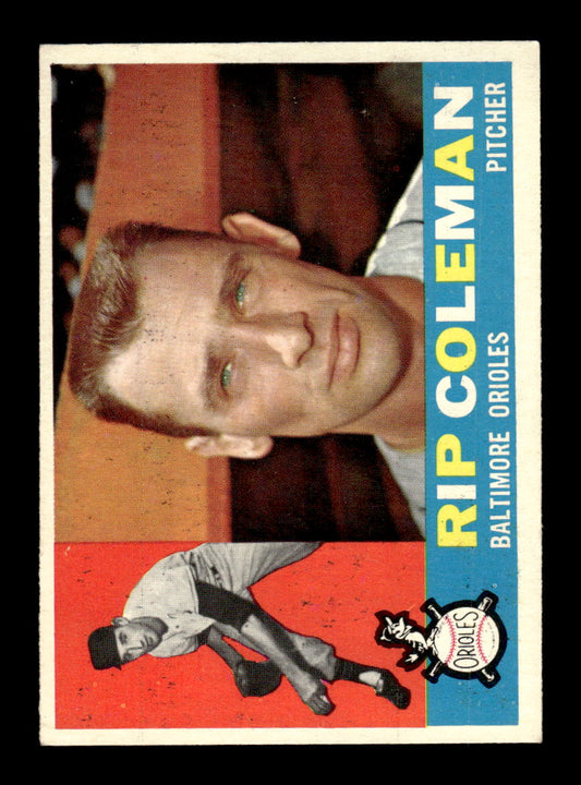 1960 Topps #179 Rip Coleman Baltimore Orioles EXMT KC10008839