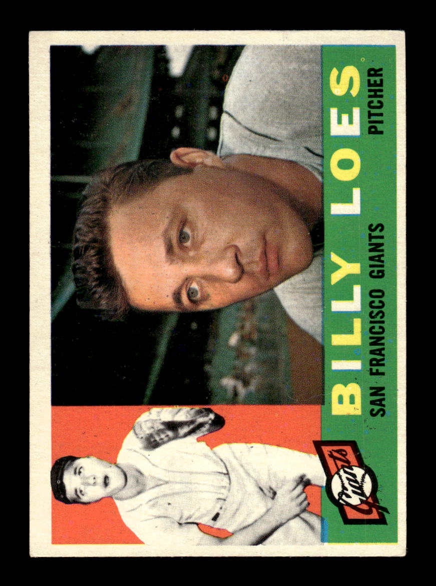 1960 Topps #181 Billy Loes San Francisco Giants EXMT KC10008841