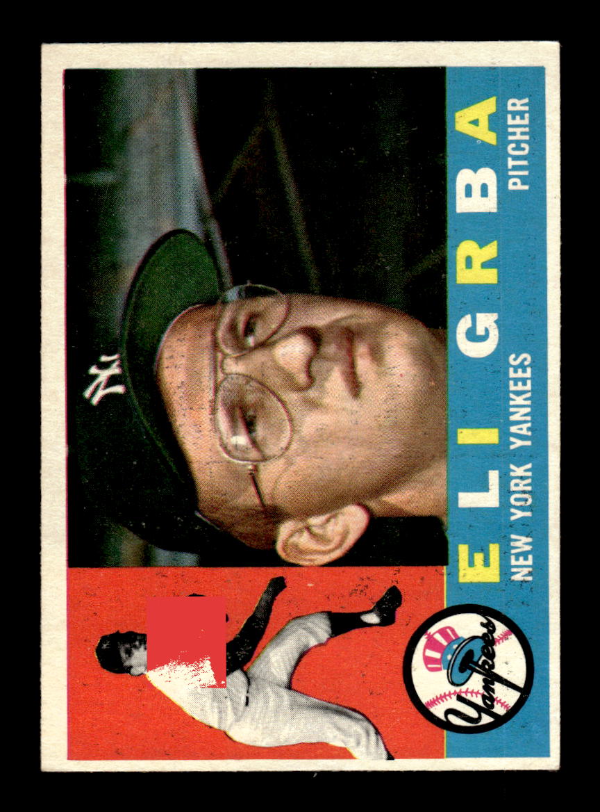 1960 Topps #183 Eli Grba New York Yankees EXMT KC10008843