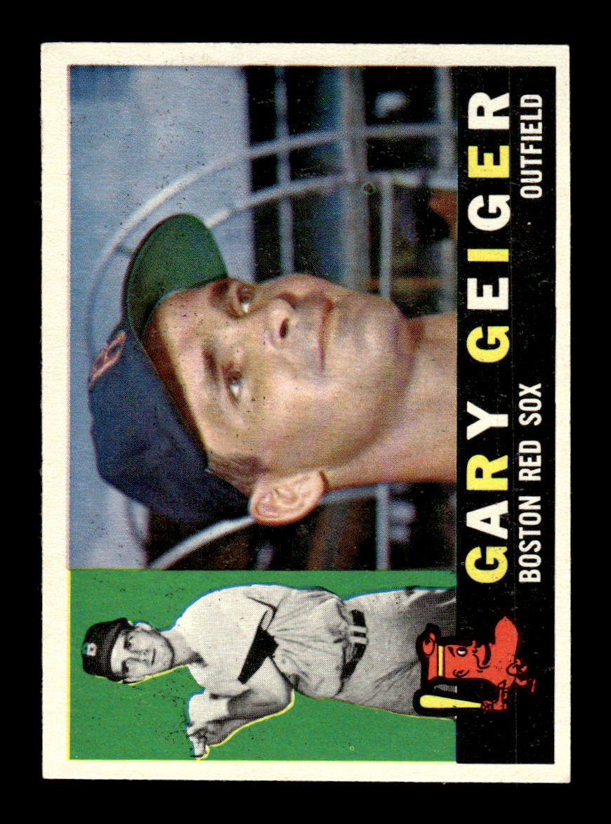 1960 Topps #184 Gary Geiger Boston Red Sox EXMT KC10008844