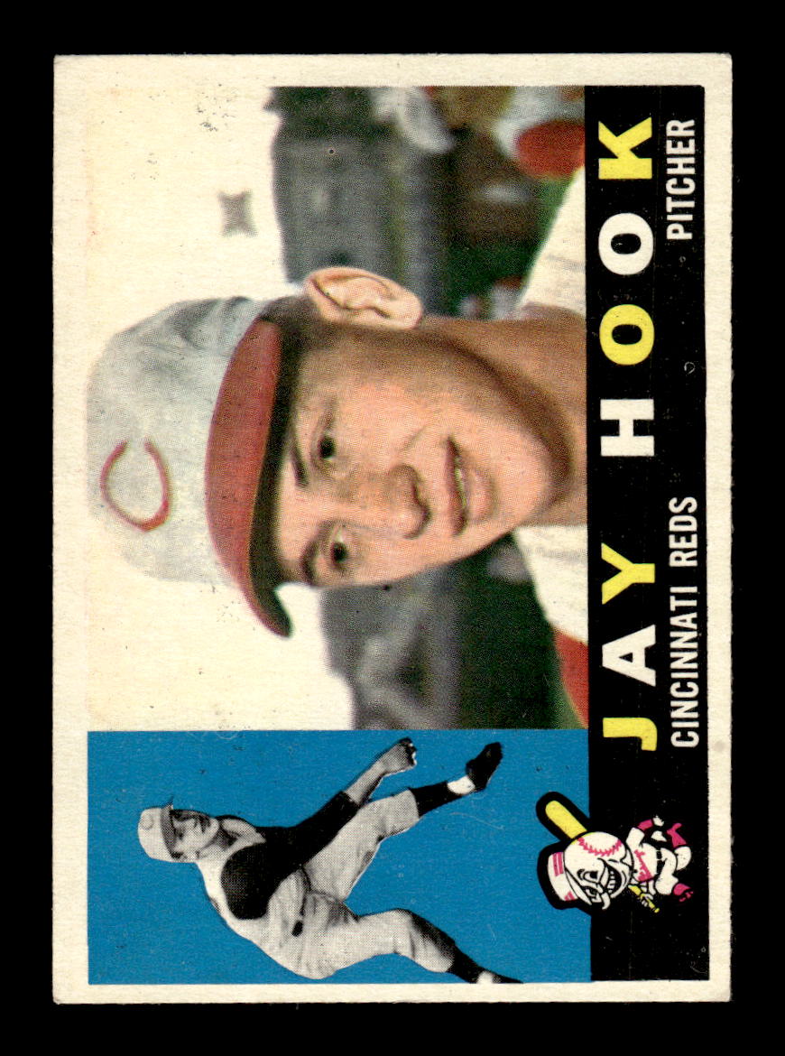 1960 Topps #187 Jay Hook Cincinnati Reds EXMT KC10008847