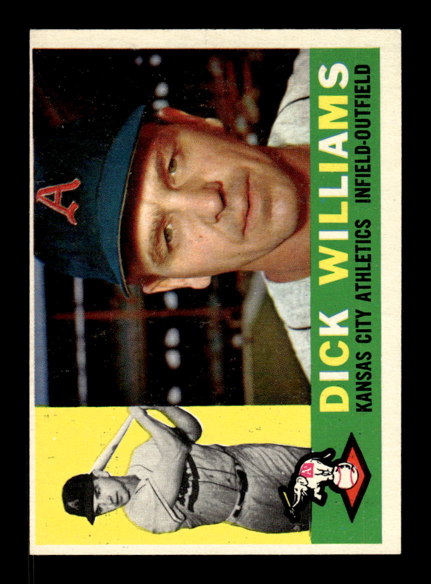 1960 Topps #188 Dick Williams Kansas City Athletics EXMT KC10008848