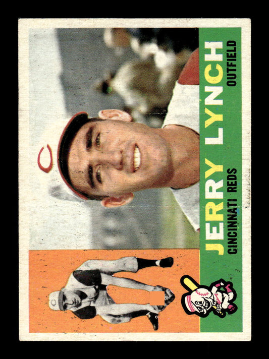 1960 Topps #198 Jerry Lynch Cincinnati Reds EXMT KC10008857