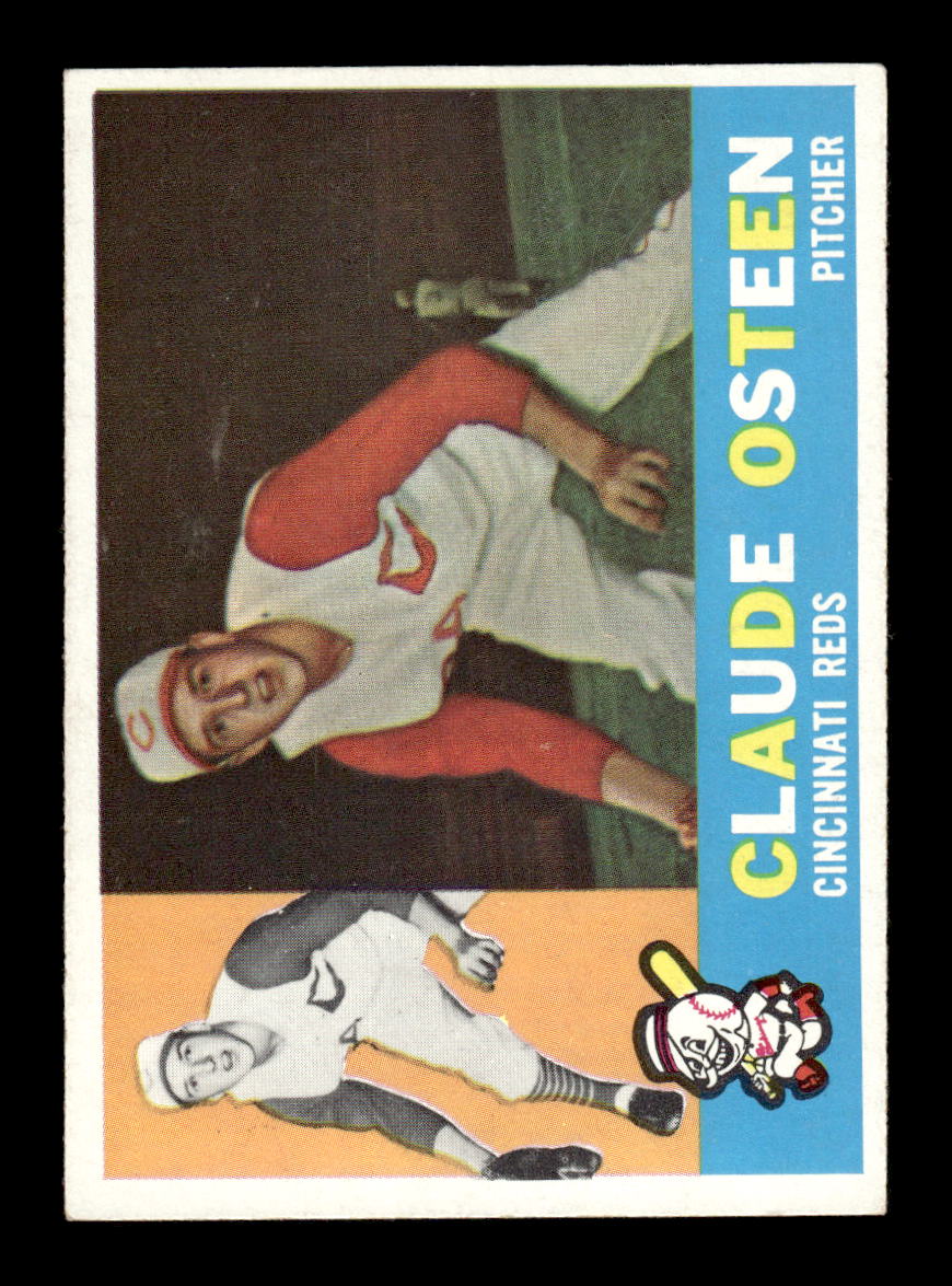 1960 Topps #206 Claude Osteen Cincinnati Reds EXMT KC10008863