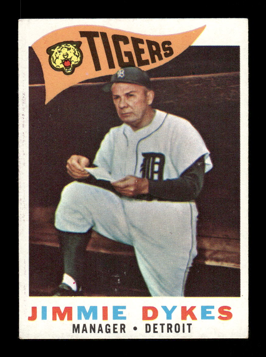 1960 Topps #214 Jimmie Dykes Detroit Tigers EXMT KC10008868