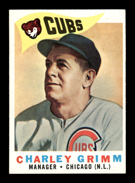 1960 Topps #217 Charley Grimm Chicago Cubs EXMT KC10008870