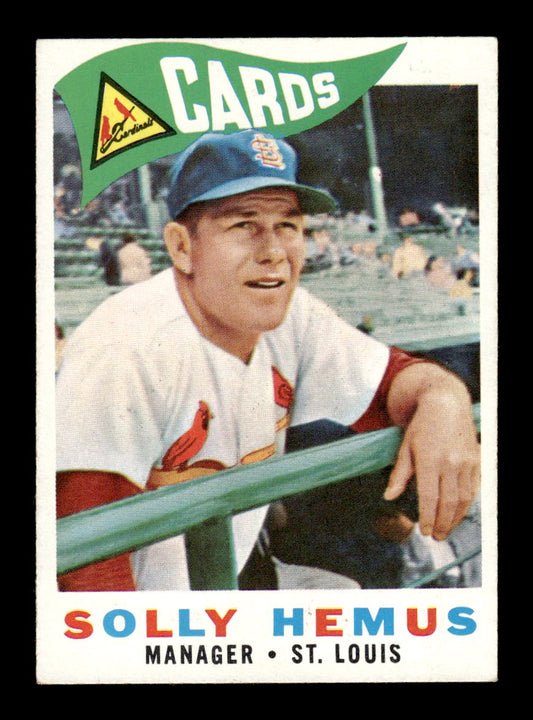 1960 Topps #218 Solly Hemus St. Louis Cardinals EXMT KC10008871