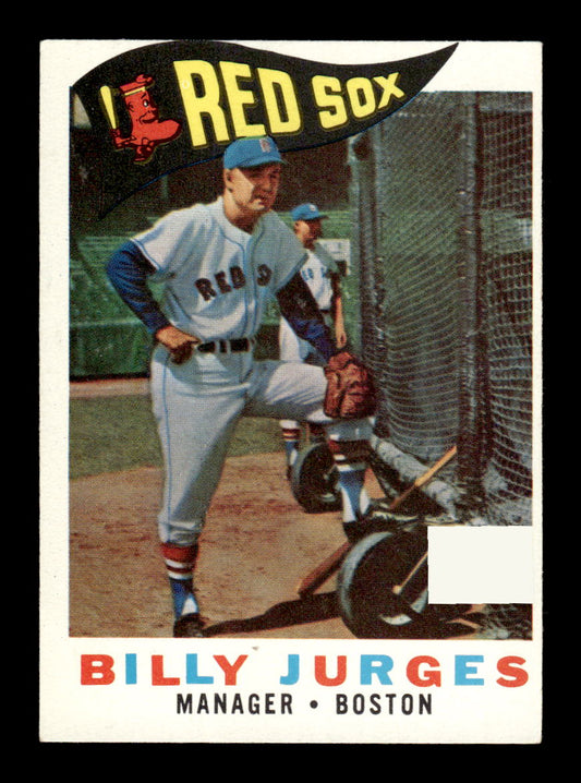1960 Topps #220 Billy Jurges Boston Red Sox EXMT KC10008873