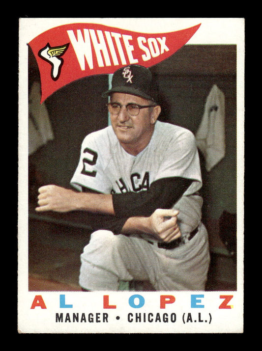 1960 Topps #222 Al Lopez Chicago White Sox EXMT KC10008875