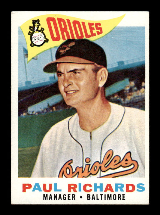 1960 Topps #224 Paul Richards Baltimore Orioles EXMT KC10008877