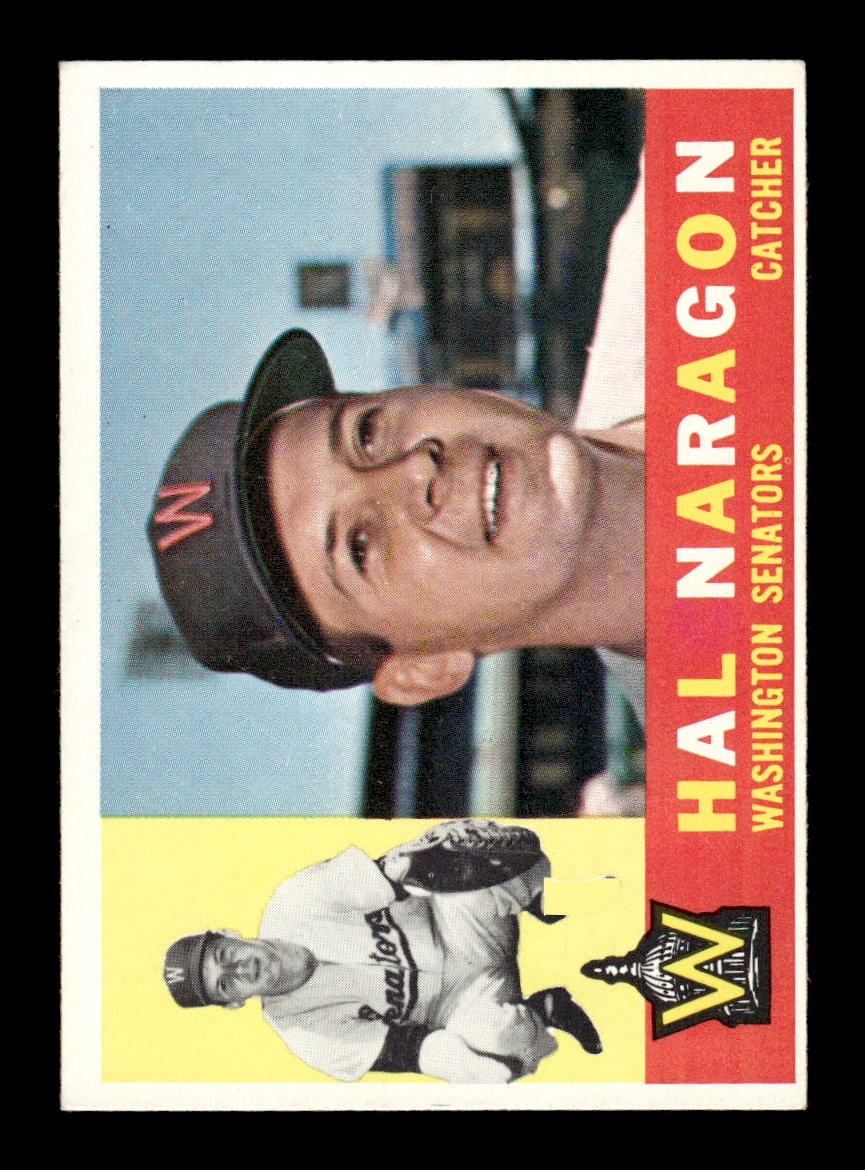 1960 Topps #231 Hal Naragon Washington Senators EXMT KC10008883