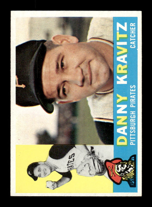 1960 Topps #238 Danny Kravitz Pittsburgh Pirates EXMT KC10008889