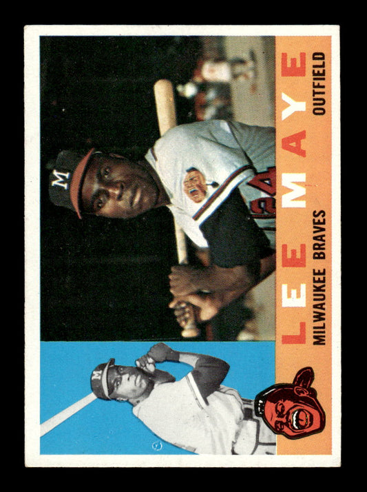 1960 Topps #246 Lee Maye Milwaukee Braves EXMT KC10008893