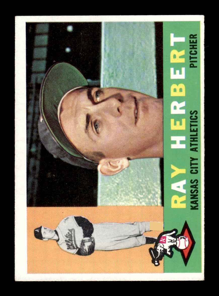 1960 Topps #252 Ray Herbert Kansas City Athletics EXMT KC10008895