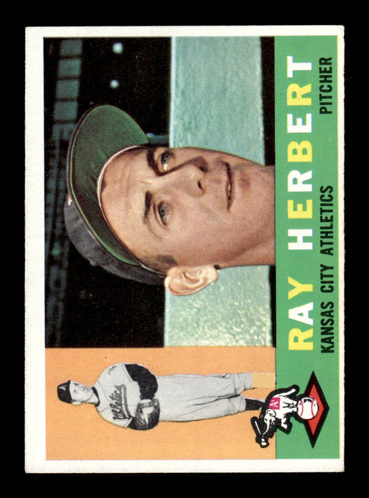 1960 Topps #252 Ray Herbert Kansas City Athletics EXMT KC10008895