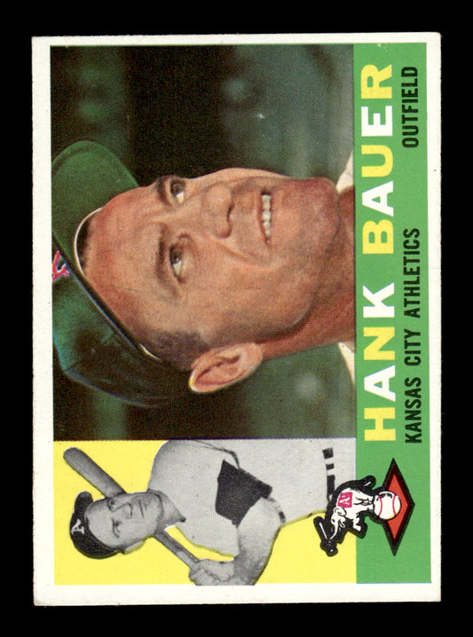 1960 Topps #262 Hank Bauer Kansas City Athletics EXMT KC10008899