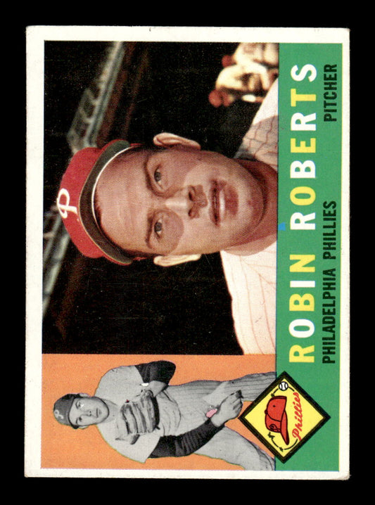 1960 Topps #264 Robin Roberts Philadelphia Phillies EX KC10008901