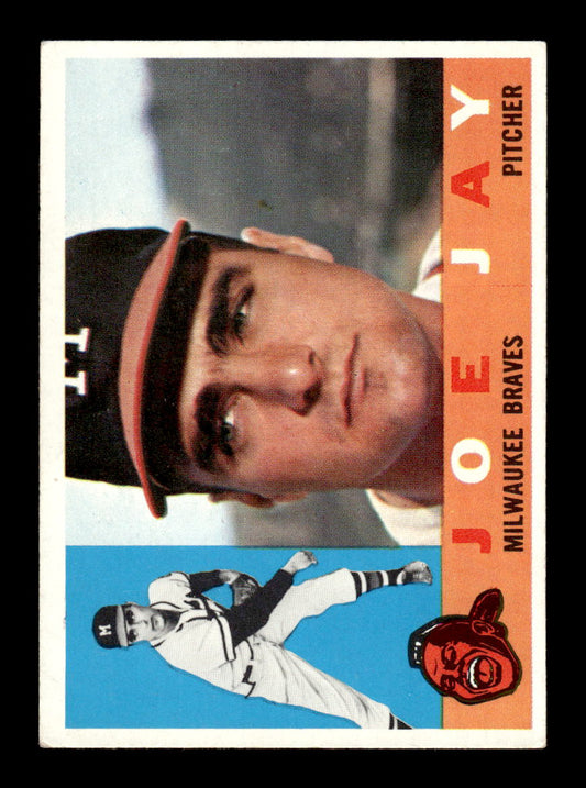 1960 Topps #266 Joe Jay Milwaukee Braves EXMT KC10008903